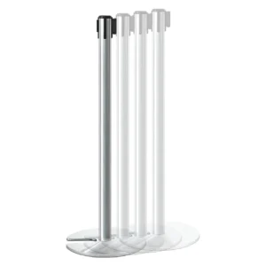 InoBarrier BBCS3M İstiflenebilir Krom Şerit Bariyer 3m S6TEPTBBIU3M Stackable Chrome Retractable Belt Barrier 3m #guvenlikekipmanlari #seritbariyer @kircaco