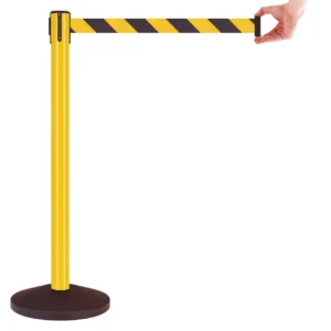 InoBarrier BBYA3C Sarı Şerit Bariyer 3m Uyarı Sarı-Siyah Şerit S6TEPTBBIY3C Yellow Retractable Belt Barrier 3m Caution Yellow-Black Belt #guvenlikekipmanlari #seritbariyer @kircaco