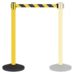 InoBarrier BBYA3C Sarı Şerit Bariyer 3m Uyarı Sarı-Siyah Şerit S6TEPTBBIY3C Yellow Retractable Belt Barrier 3m Caution Yellow-Black Belt #guvenlikekipmanlari #seritbariyer @kircaco