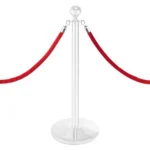 InoBarrier BCCH1R Protokol Bariyeri Kordonu 1,5m Krom Kanca Kırmızı Kadife Kordon S6TEATBCIC1R Protocol Barrier Cordon 1,5m Chrome Hook Red Velvet Cordon #guvenlikekipmanlari #protokolbariyeri @kircaco