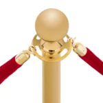 InoBarrier BCGH1R Protokol Bariyeri Kordonu 1,5m Altın Kanca Kırmızı Kadife Kordon S6TEATBCIG1R Protocol Barrier Cordon 1,5m Gold Hook Red Velvet Cordon #guvenlikekipmanlari #protokolbariyeri @kircaco