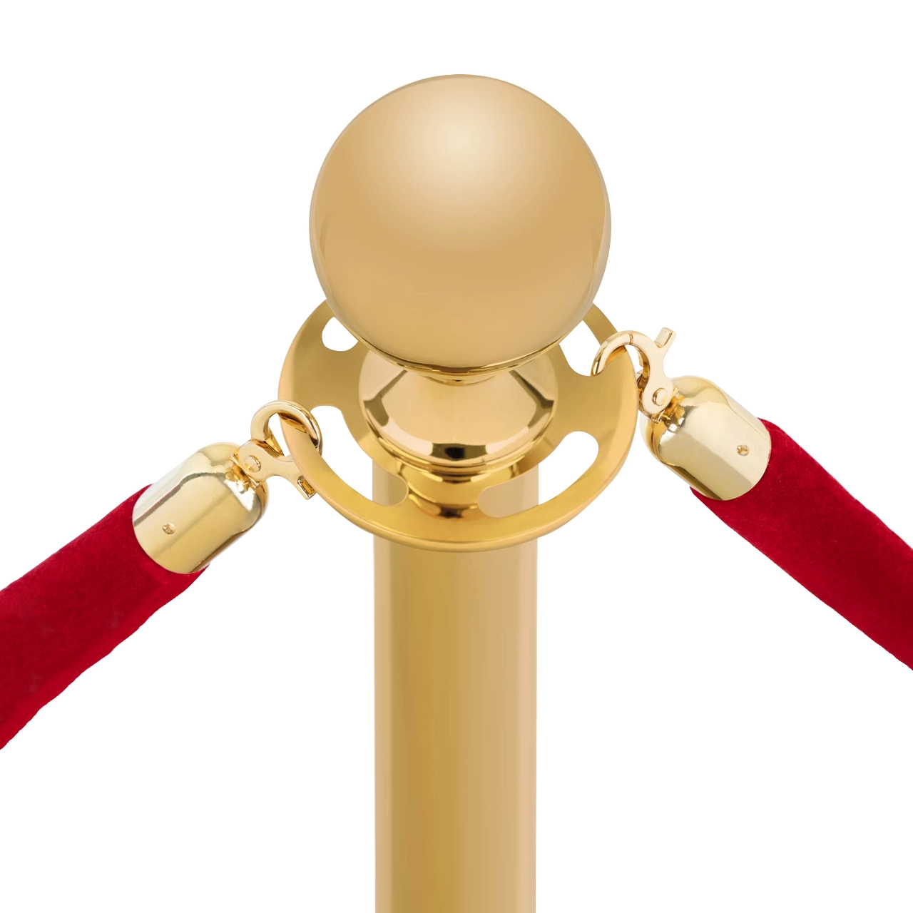 InoBarrier BCGH1R Protokol Bariyeri Kordonu 1,5m Altın Kanca Kırmızı Kadife Kordon S6TEATBCIG1R Protocol Barrier Cordon 1,5m Gold Hook Red Velvet Cordon #guvenlikekipmanlari #protokolbariyeri @kircaco
