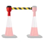 InoBarrier TBPA1C Koni Üstu Şerit Bariyer 10m Uyarı Sarı-Siyah Şerit S6TEPTTBIP1C Cone Topper Belt Barrier 10m Caution Yellow-Black Belt #guvenlikekipmanlari #bariyer @kircaco
