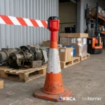 InoBarrier TBPA1M Koni Üstu Şerit Bariyer 10m S6TEPTTBIP1M Cone Topper Belt Barrier 10m #guvenlikekipmanlari #bariyer @kircaco