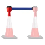 InoBarrier TBPA1N Koni Üstu Şerit Bariyer 10m Lacivert Şerit S6TEPTTBIP1N Cone Topper Belt Barrier 10m Navy Blue Belt #guvenlikekipmanlari #bariyer @kircaco