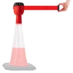 InoBarrier TBPA1R Koni Üstu Şerit Bariyer 10m Kırmızı Şerit S6TEPTTBIP1R Cone Topper Belt Barrier 10m Red Belt #guvenlikekipmanlari #bariyer @kircaco