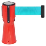 InoBarrier TBPA2T Koni Üstu Şerit Bariyer 2m Turkuaz Şerit S6TEPTTBIP2T Cone Topper Belt Barrier 2m Turquoise Belt #guvenlikekipmanlari #bariyer @kircaco