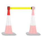 InoBarrier TBPA2Y Koni Üstu Şerit Bariyer 2m Sarı Şerit S6TEPTTBIP2Y Cone Topper Belt Barrier 2m Yellow Belt #guvenlikekipmanlari #bariyer @kircaco