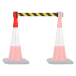 InoBarrier Koni Üstü Şerit Bariyer TBPA3C 3M Uyarı S6TEPTTBIP3C Cone Topper Belt Barrier 3M Caution #security #seritbariyer @kircaco