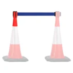InoBarrier TBPA3N Koni Üstu Şerit Bariyer 3m Lacivert Şerit S6TEPTTBIP3N Cone Topper Belt Barrier 3m Navy Blue Belt #guvenlikekipmanlari #bariyer @kircaco