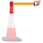 InoBarrier TBPA3O Koni Üstu Şerit Bariyer 3m Turuncu Şerit S6TEPTTBIP3O Cone Topper Belt Barrier 3m Orange Belt #guvenlikekipmanlari #bariyer @kircaco