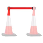 InoBarrier TBPA3R Koni Üstu Şerit Bariyer 3m Kırmızı Şerit S6TEPTTBIP3R Cone Topper Belt Barrier 3m Red Belt #guvenlikekipmanlari #bariyer @kircaco