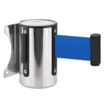InoBarrier WBCA2K Duvara Monte Krom Şerit Bariyer 2M Mavi Şerit S6TEPTWBIC2K Chrome Retractable Belt Barrier 2M Royal Blue Belt #guvenlikekipmanlari #seritbariyer @kircaco
