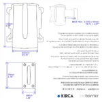 InoBarrier WBCA2C Duvara Monte Krom Şerit Bariyer 2M - Görsel 5