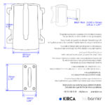 InoBarrier WBCA3M Duvara Monte Krom Şerit Bariyer 3M S6TEPTWBIC3M Chrome Retractable Belt Barrier 3M #guvenlikekipmanlari #seritbariyer @kircaco