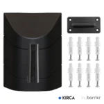 InoBarrier WBPA1M Duvara Monte Siyah Şerit Bariyer 10M S6TEPTWBIP1M Black Retractable Belt Barrier 10M #guvenlikekipmanlari #seritbariyer @kircaco