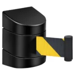 InoBarrier WBPA5C Duvara Monte Siyah Şerit Bariyer 5M Uyarı Sarı-Siyah Şerit S6TEPTWBIP5C Black Retractable Belt Barrier 5M Caution Yellow-Black Belt #guvenlikekipmanlari #seritbariyer @kircaco