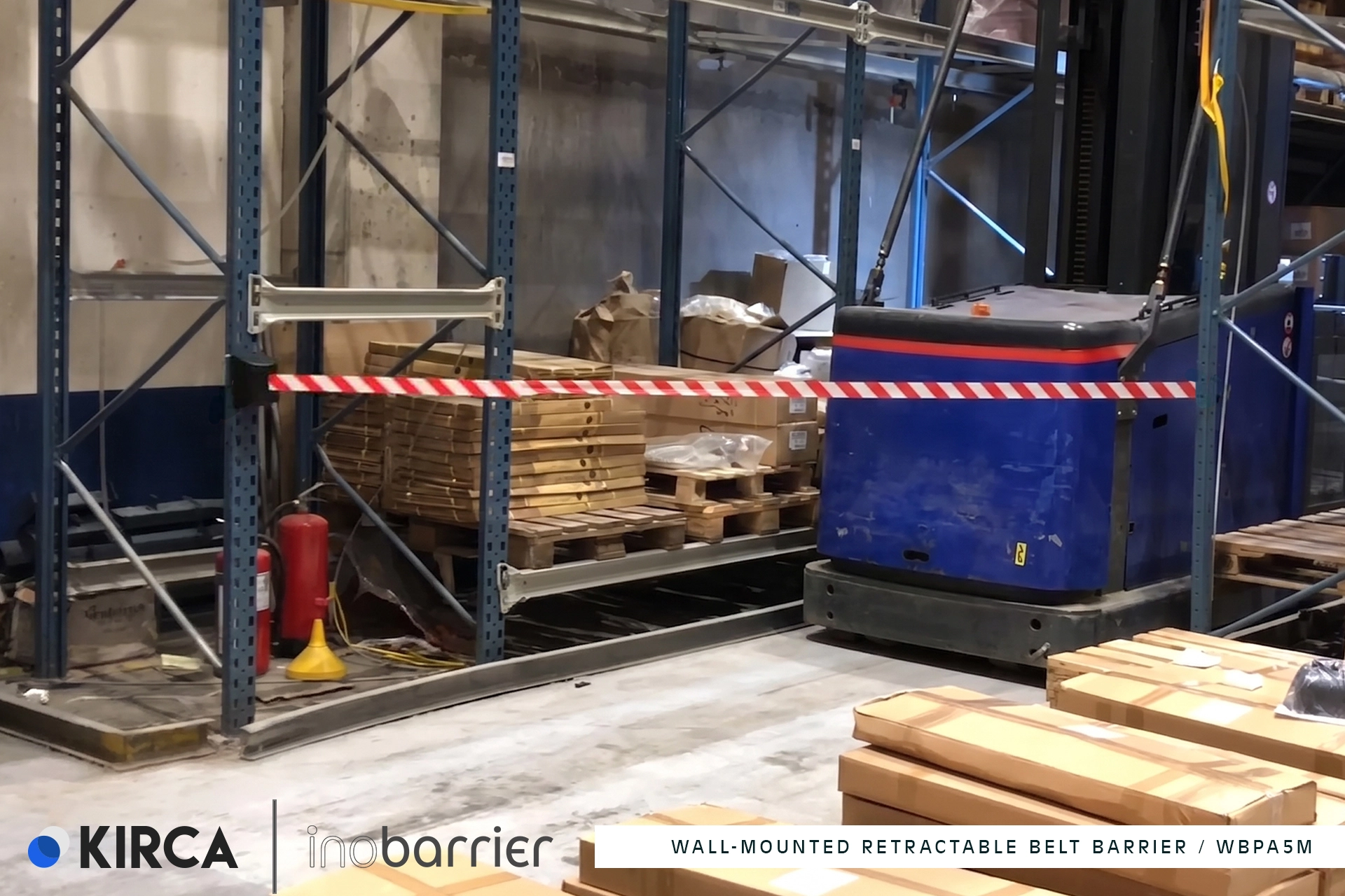 InoBarrier WBPA5M Duvara Monte Siyah Şerit Bariyer 5M S6TEPTWBIP5M Black Retractable Belt Barrier 5M #guvenlikekipmanlari #seritbariyer @kircaco
