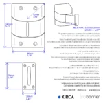 InoBarrier WBPA5M Duvara Monte Siyah Şerit Bariyer 5M S6TEPTWBIP5M Black Retractable Belt Barrier 5M #guvenlikekipmanlari #seritbariyer @kircaco