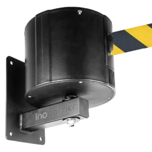 InoBarrier WBPA9M Duvara Monte Siyah Şerit Bariyer 23M S6TEPTWBIP9M Black Retractable Belt Barrier 23M #guvenlikekipmanlari #seritbariyer @kircaco