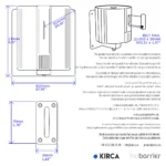 InoBarrier WBPA9M Duvara Monte Siyah Şerit Bariyer 23M S6TEPTWBIP9M Black Retractable Belt Barrier 23M #guvenlikekipmanlari #seritbariyer @kircaco
