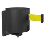 InoBarrier WBPA9Y Duvara Monte Siyah Şerit Bariyer 23M Sarı Şerit S6TEPTWBIP9Y Black Retractable Belt Barrier 23M Yellow Belt #guvenlikekipmanlari #seritbariyer @kircaco