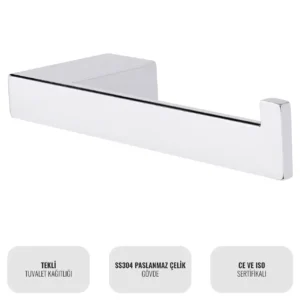 Elegance TPH1WM Tekli Tuvalet Kağıtlığı W6BEATTPEH1M Single Toilet Paper Holder #islakhacim #wcaksesuarlari #eleganceserisi @kircaco