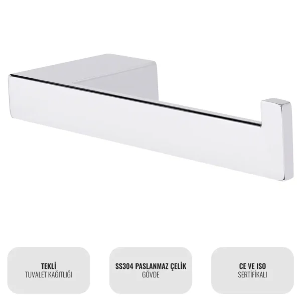 Elegance TPH1WM Tekli Tuvalet Kağıtlığı W6BEATTPEH1M Single Toilet Paper Holder #islakhacim #wcaksesuarlari #eleganceserisi @kircaco