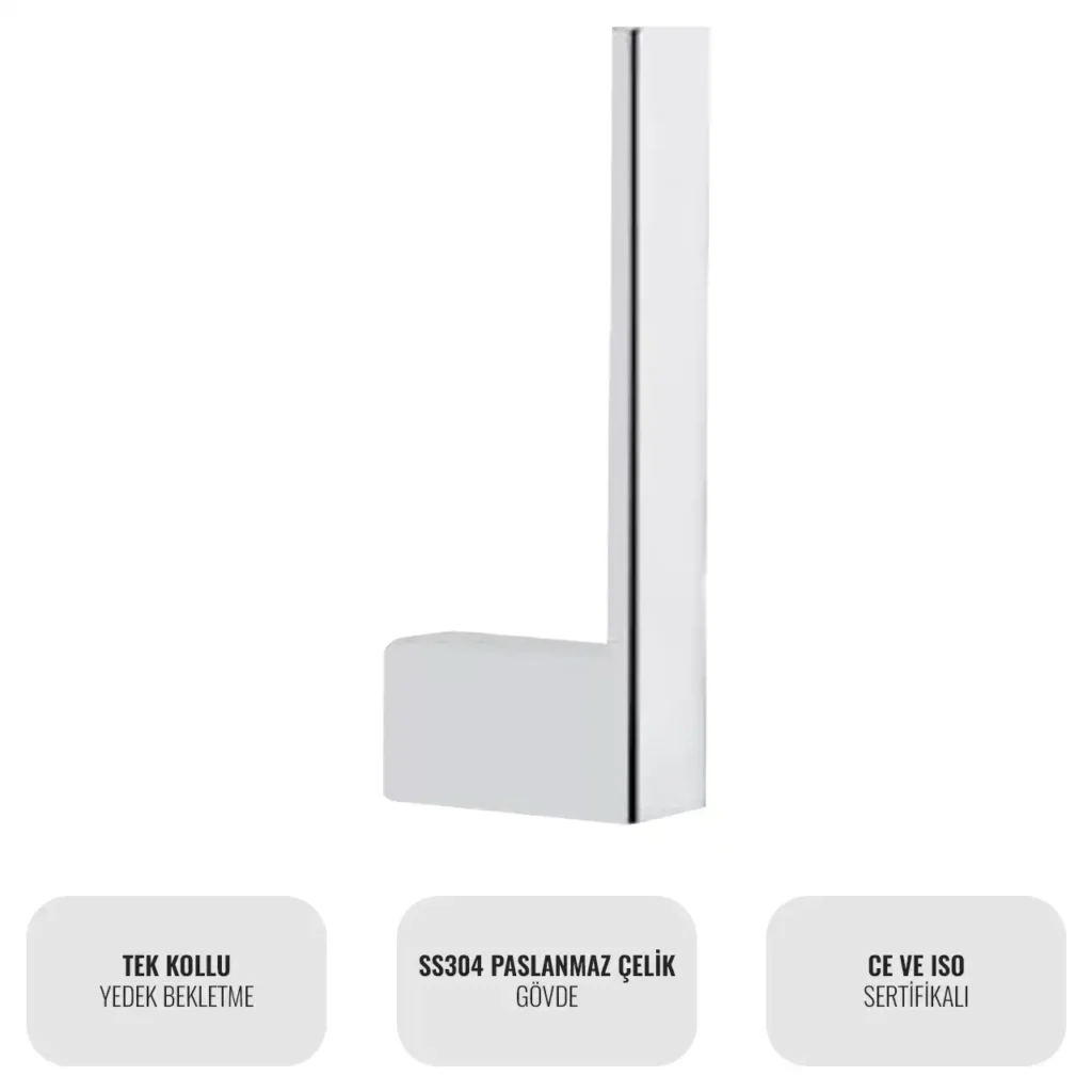 Elegance TPR1WM Yedek Bekletme Tuvalet Kağıtlığı W6BEATTPER1M Reserve Toilet Paper Holder #islakhacim #wcaksesuarlari #eleganceserisi @kircaco