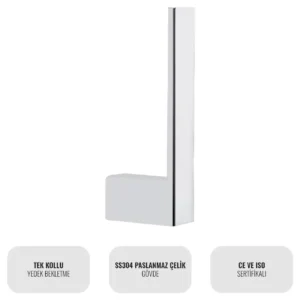 Elegance TPR1WM Yedek Bekletme Tuvalet Kağıtlığı W6BEATTPER1M Reserve Toilet Paper Holder #islakhacim #wcaksesuarlari #eleganceserisi @kircaco