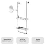 Elegance SSS2LM Led Makyaj Aynalı Duş Rafı W6BEPTSSEL2M Led Makeup Mirror Shower Shelf @kircaco #islakhacim #dusrafi