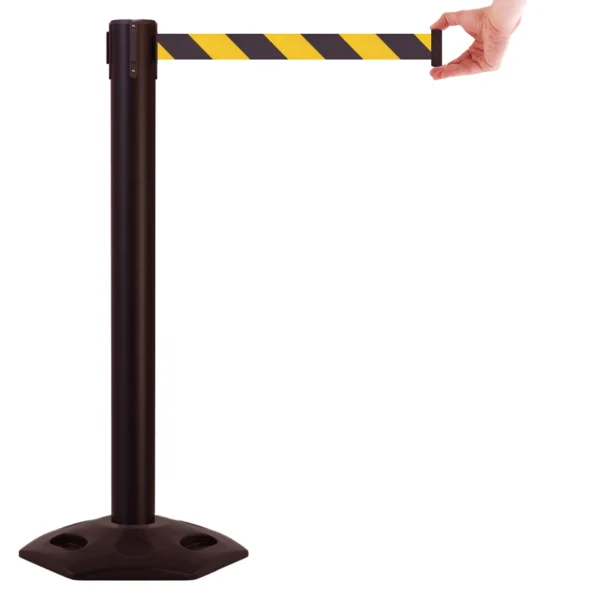 InoBarrier BBBA1C Siyah Şerit Bariyer 10m Uyarı Sarı-Siyah Şerit S6TEPTBBIM1C Black Retractable Belt Barrier 10m Caution Yellow-Black Belt #guvenlikekipmanlari #seritbariyer @kircaco