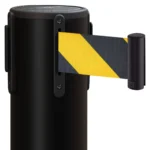 InoBarrier BBBA1M Siyah Şerit Bariyer 10m S6TEPTBBIM1M Black Retractable Belt Barrier 10m #guvenlikekipmanlari #seritbariyer @kircaco
