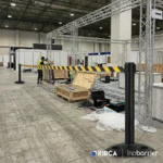 InoBarrier BBBA1M Siyah Şerit Bariyer 10m S6TEPTBBIM1M Black Retractable Belt Barrier 10m #guvenlikekipmanlari #seritbariyer @kircaco
