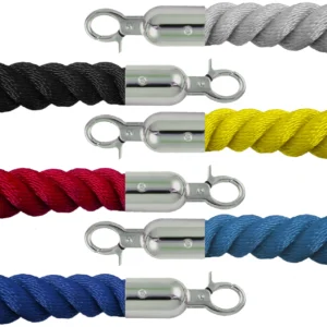 InoBarrier BRCH3M Protokol Bariyeri Halatı 1,5m Krom Kanca S6TEATBRIC3M Protocol Barrier Rope 1.5m Chrome Hook #guvenlikekipmanlari #protokolbariyeri @kircaco