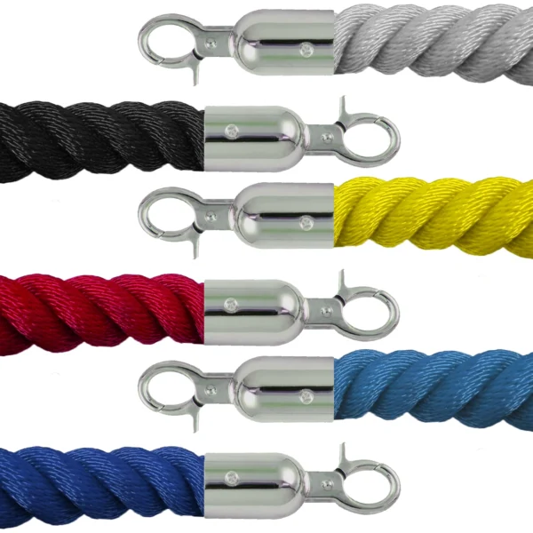 InoBarrier BRCH3M Protokol Bariyeri Halatı 1,5m Krom Kanca S6TEATBRIC3M Protocol Barrier Rope 1.5m Chrome Hook #guvenlikekipmanlari #protokolbariyeri @kircaco