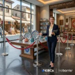 InoBarrier BRCH3M Protokol Bariyeri Halatı 1,5m Krom Kanca S6TEATBRIC3M Protocol Barrier Rope 1.5m Chrome Hook #guvenlikekipmanlari #protokolbariyeri @kircaco