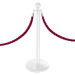 InoBarrier BRCH3R Protokol Bariyeri Halatı 1,5m Krom Kanca Kırmızı İpek Halat S6TEATBRIC3R Protocol Barrier Rope 1.5m Chrome Hook Red Silk Rope #guvenlikekipmanlari #protokolbariyeri @kircaco