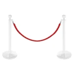InoBarrier BRCH8R Protokol Bariyeri Halatı 1,7m Krom Kanca Kırmızı Polyester Halat S6TEATBRIC8R Protocol Barrier Rope 1.7m Chrome Hook Red Polyester Rope #guvenlikekipmanlari #protokolbariyeri @kircaco
