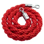 InoBarrier BRCH8R Protokol Bariyeri Halatı 1,7m Krom Kanca Kırmızı Polyester Halat S6TEATBRIC8R Protocol Barrier Rope 1.7m Chrome Hook Red Polyester Rope #guvenlikekipmanlari #protokolbariyeri @kircaco