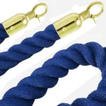 InoBarrier BRGH3N Protokol Bariyeri Halatı 1,5m Altın Kanca Lacivert İpek Halat S6TEATBRIG3N Protocol Barrier Rope 1.5m Gold Hook Navy Blue Silk Rope #guvenlikekipmanlari #protokolbariyeri @kircaco