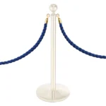 InoBarrier BRGH3N Protokol Bariyeri Halatı 1,5m Altın Kanca Lacivert İpek Halat S6TEATBRIG3N Protocol Barrier Rope 1.5m Gold Hook Navy Blue Silk Rope #guvenlikekipmanlari #protokolbariyeri @kircaco