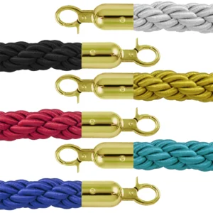 InoBarrier BRGH8M Protokol Bariyeri Halatı 1,7m Altın Kanca S6TEATBRIG8M Protocol Barrier Rope 1.7m Gold Hook #guvenlikekipmanlari #protokolbariyeri @kircaco