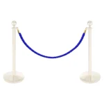 InoBarrier BRGH8N Protokol Bariyeri Halatı 1,7m Altın Kanca Lacivert Polyester Halat S6TEATBRIG8N Protocol Barrier Rope 1.7m Gold Hook Navy Blue Polyester Rope #guvenlikekipmanlari #protokolbariyeri @kircaco