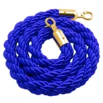 InoBarrier BRGH8N Protokol Bariyeri Halatı 1,7m Altın Kanca Lacivert Polyester Halat S6TEATBRIG8N Protocol Barrier Rope 1.7m Gold Hook Navy Blue Polyester Rope #guvenlikekipmanlari #protokolbariyeri @kircaco