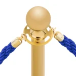 InoBarrier BRGH8N Protokol Bariyeri Halatı 1,7m Altın Kanca Lacivert Polyester Halat S6TEATBRIG8N Protocol Barrier Rope 1.7m Gold Hook Navy Blue Polyester Rope #guvenlikekipmanlari #protokolbariyeri @kircaco