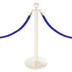InoBarrier BRGH8N Protokol Bariyeri Halatı 1,7m Altın Kanca Lacivert Polyester Halat S6TEATBRIG8N Protocol Barrier Rope 1.7m Gold Hook Navy Blue Polyester Rope #guvenlikekipmanlari #protokolbariyeri @kircaco