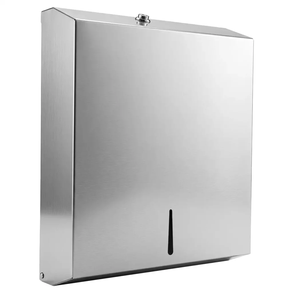 Public PTDC4Z Krom Z Katlı Kağıt Havlu Dispenseri 400'lü W6TEPTPDEM4Z Chrome Z Folded Paper Towel Dispenser 400s #PublicSerisi #islakhacim @kircaco