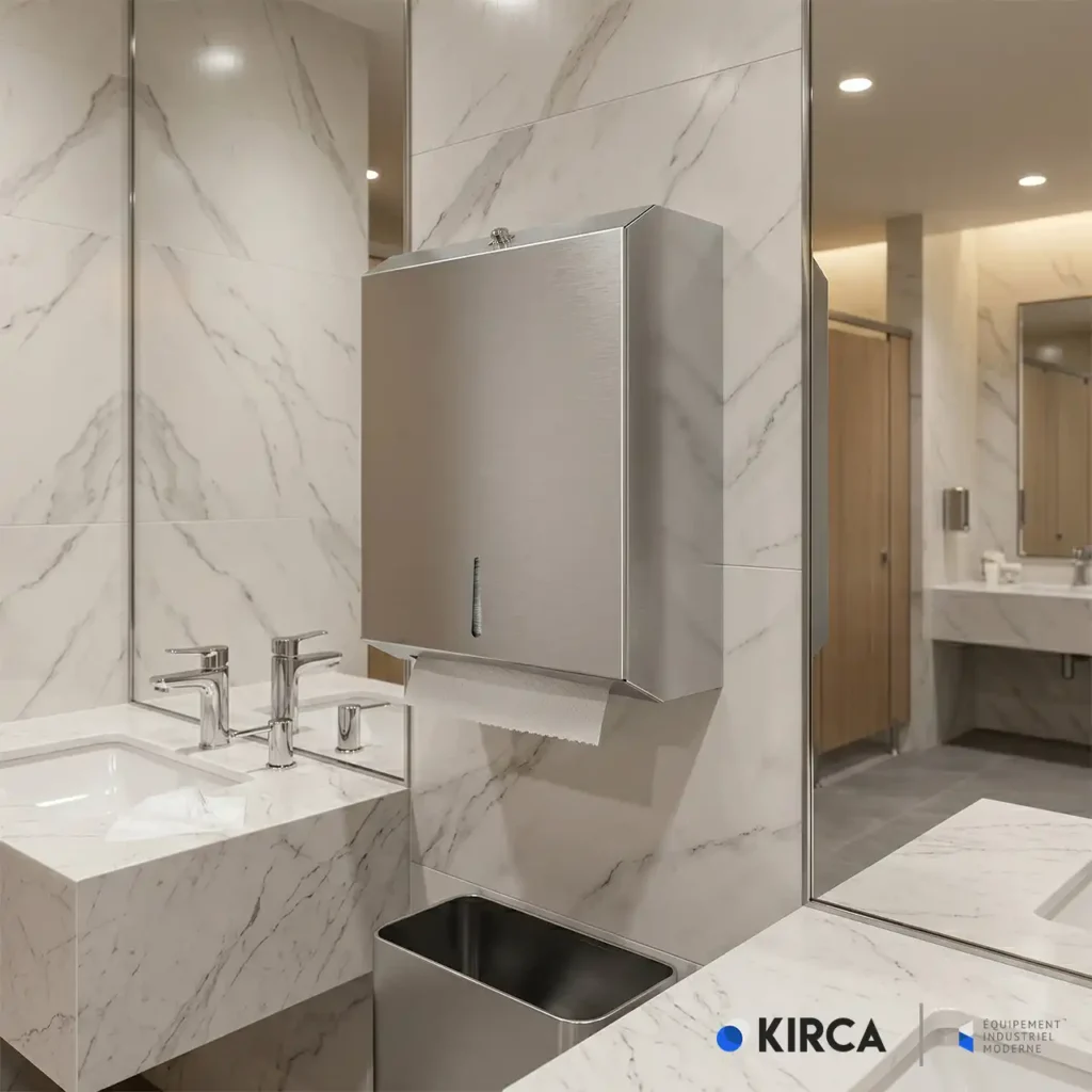 Public PTDC4Z Krom Z Katlı Kağıt Havlu Dispenseri 400'lü W6TEPTPDEM4Z Chrome Z Folded Paper Towel Dispenser 400s #PublicSerisi #islakhacim @kircaco