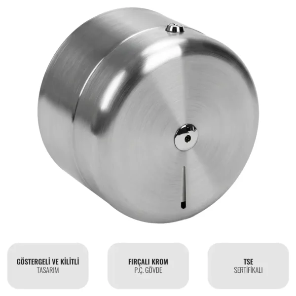 Public TPPD2C Krom Mini İçten Çekmeli Tuvalet Kağıt Dispenseri W6TEPTTDEC2P Chrome Mini Pull-out Toilet Paper Dispenser #PublicSerisi #islakhacim @kircaco